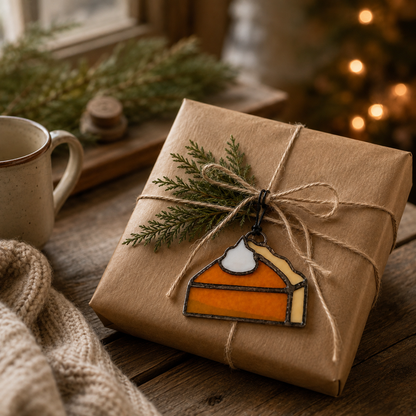 Stained Glass Cake & Pie Ornament Gift Set | Baker Gift, Christmas Ornaments & Suncatchers