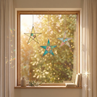 Wishing Star Suncatcher - Samara Designs Studio