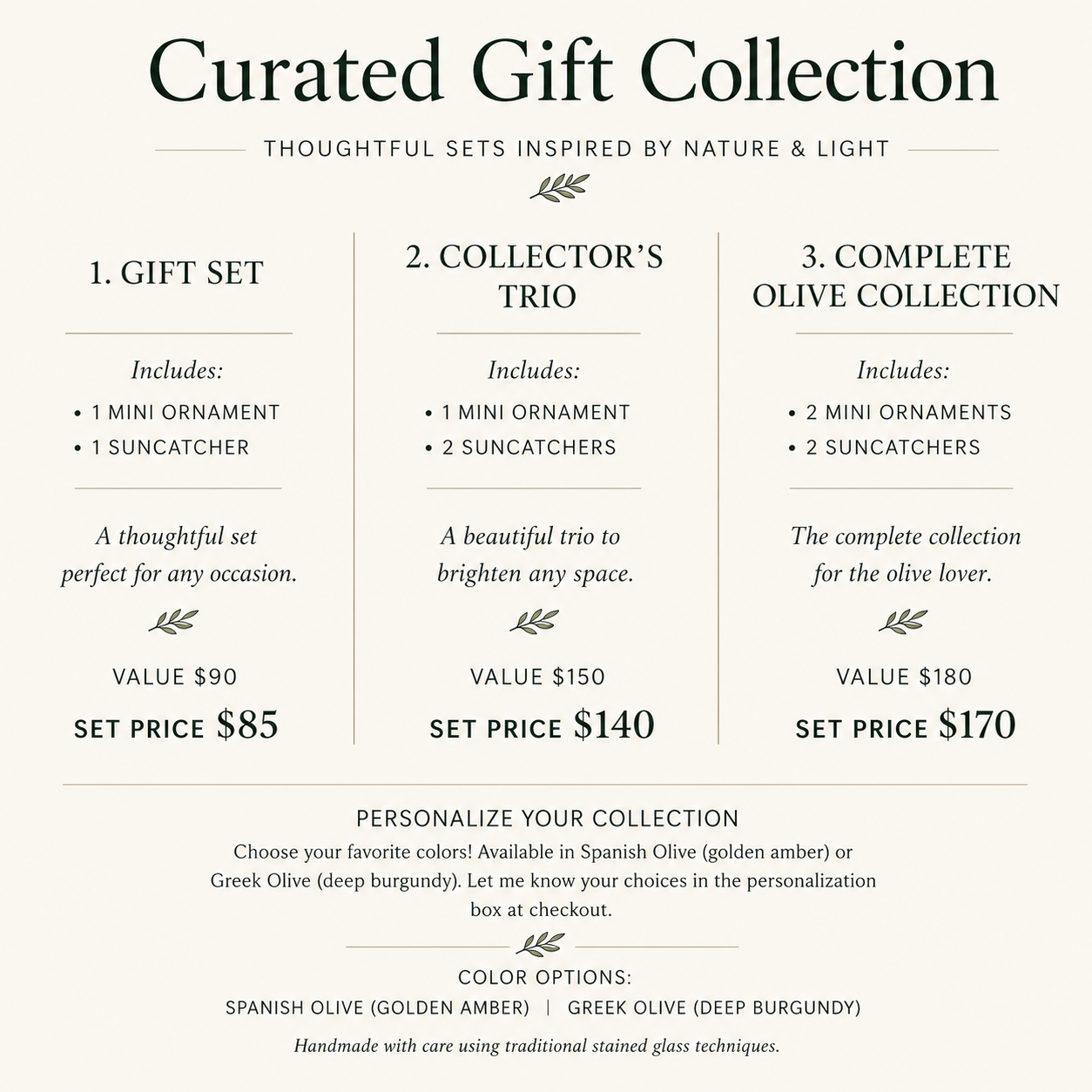 Curated Olive Branch Gift Collection - Samara Designs Studio