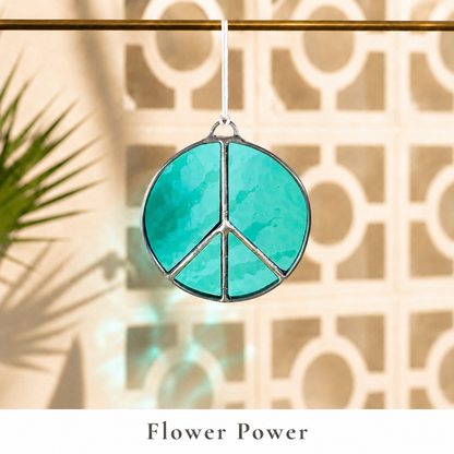 Peace Sign Christmas Ornament - Samara Designs Studio