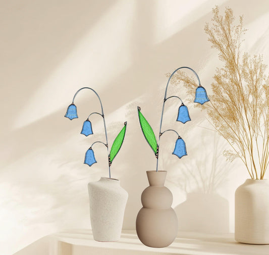 Stained Glass Bluebell Stem