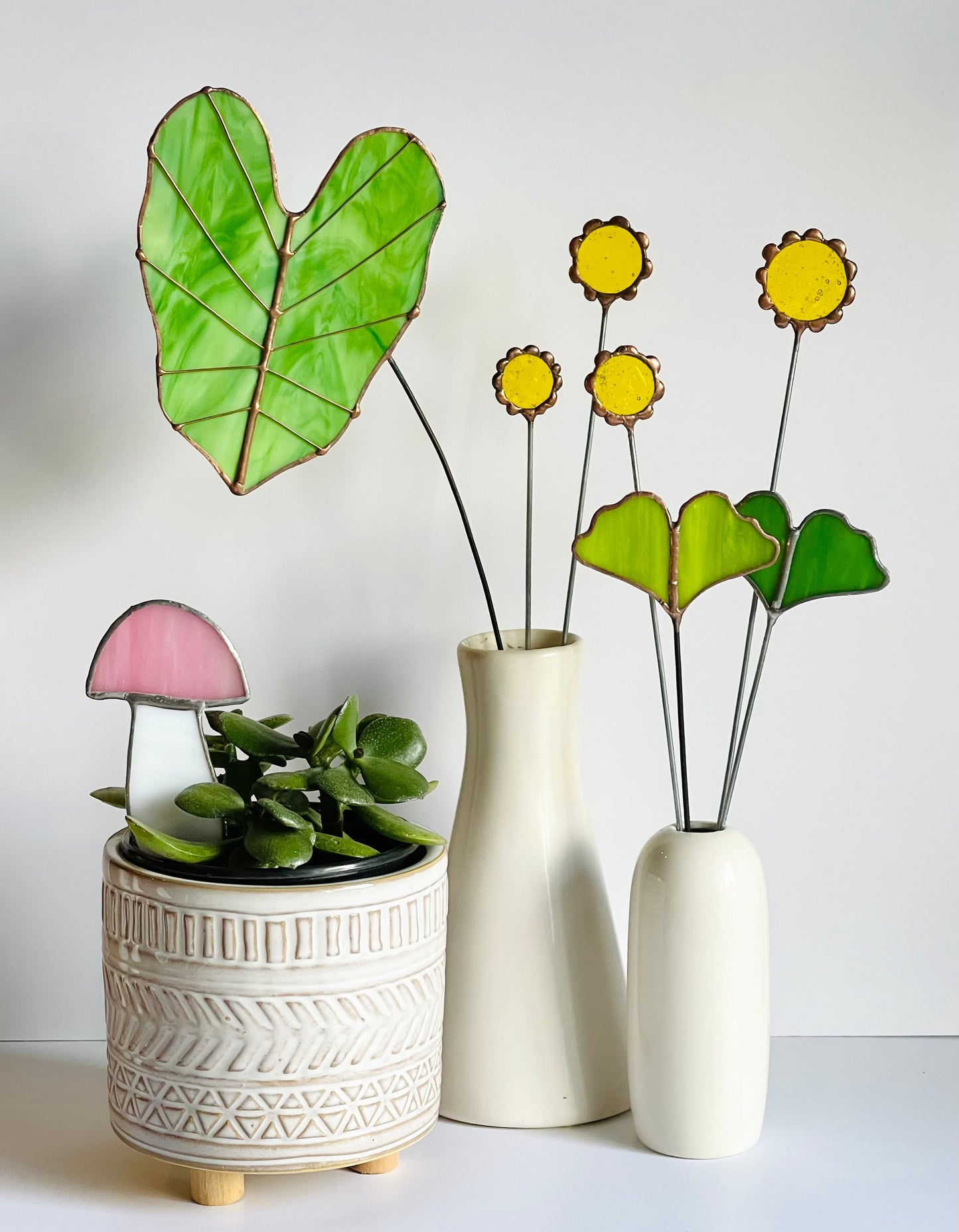 Glass Buttercup Set
