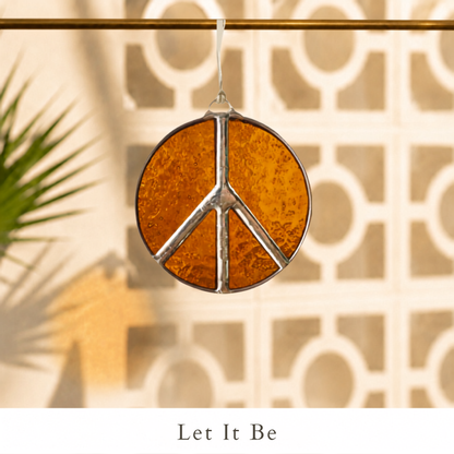 Peace Sign Christmas Ornament - Samara Designs Studio