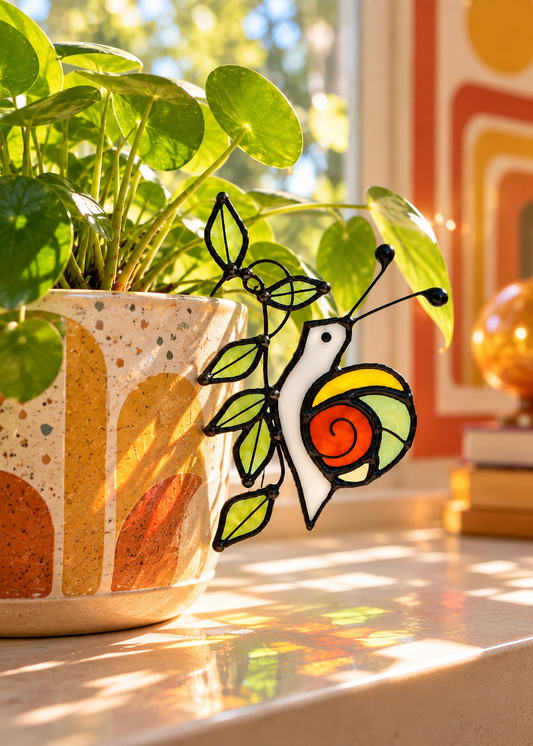 Whimsical Garden Snail Pot Hugger - Samara Designs Studio