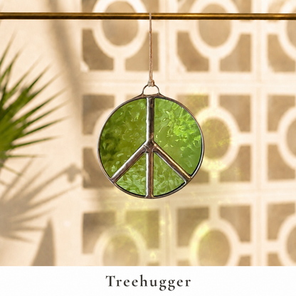 Peace Sign Christmas Ornament - Samara Designs Studio
