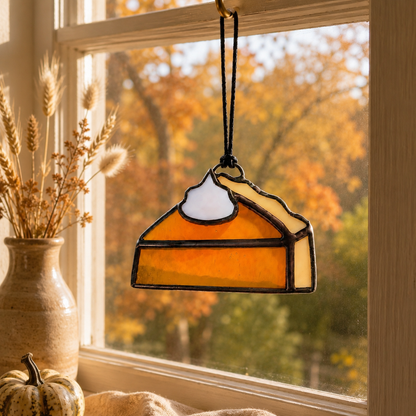 Stained Glass Cake & Pie Ornament Gift Set | Baker Gift, Christmas Ornaments & Suncatchers