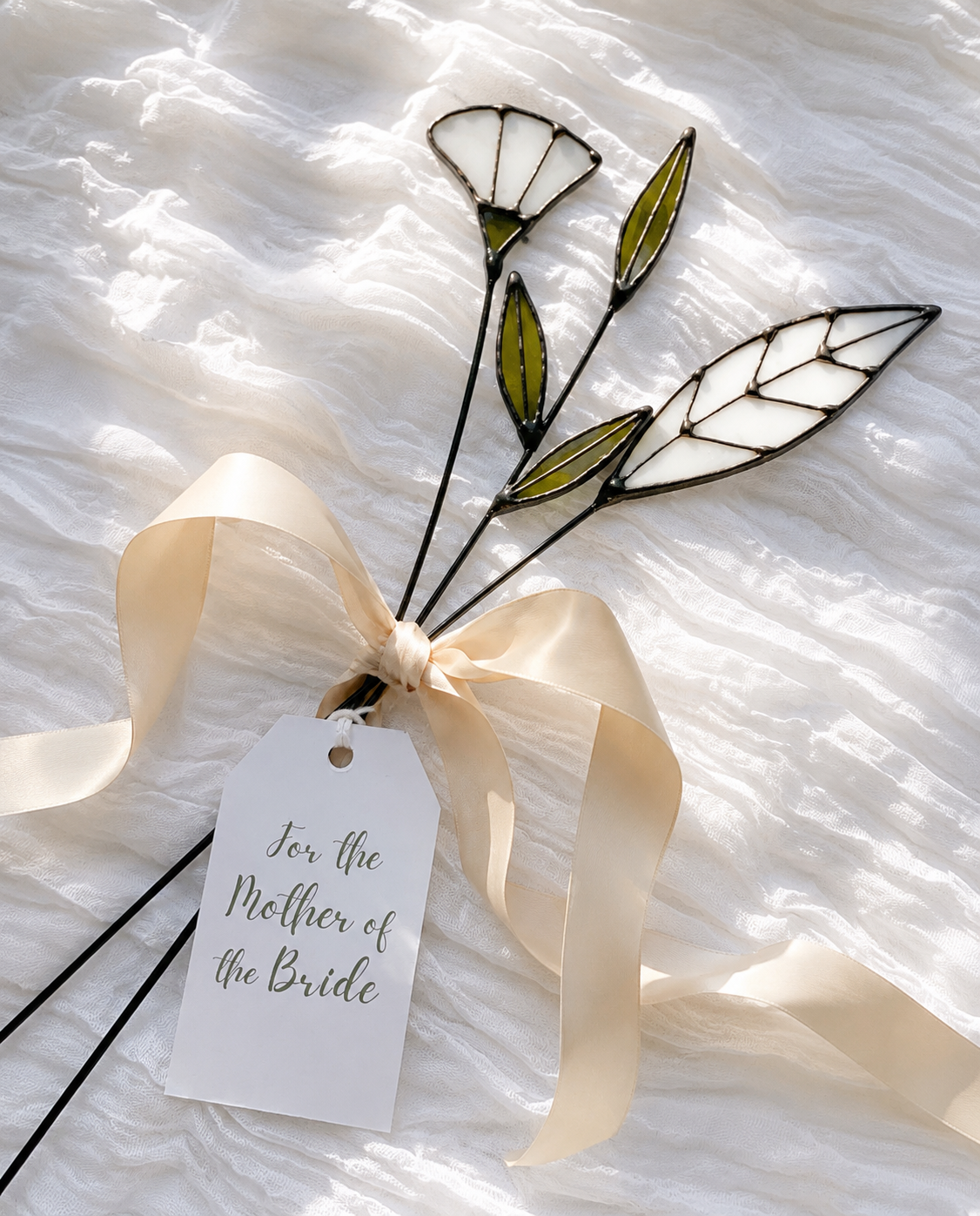 Personalized Stained Glass Keepsake Bouquet - Samara Designs Studio