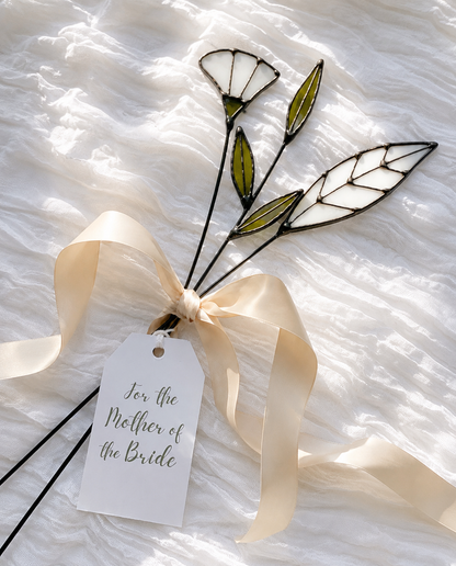 Personalized Stained Glass Keepsake Bouquet - Samara Designs Studio