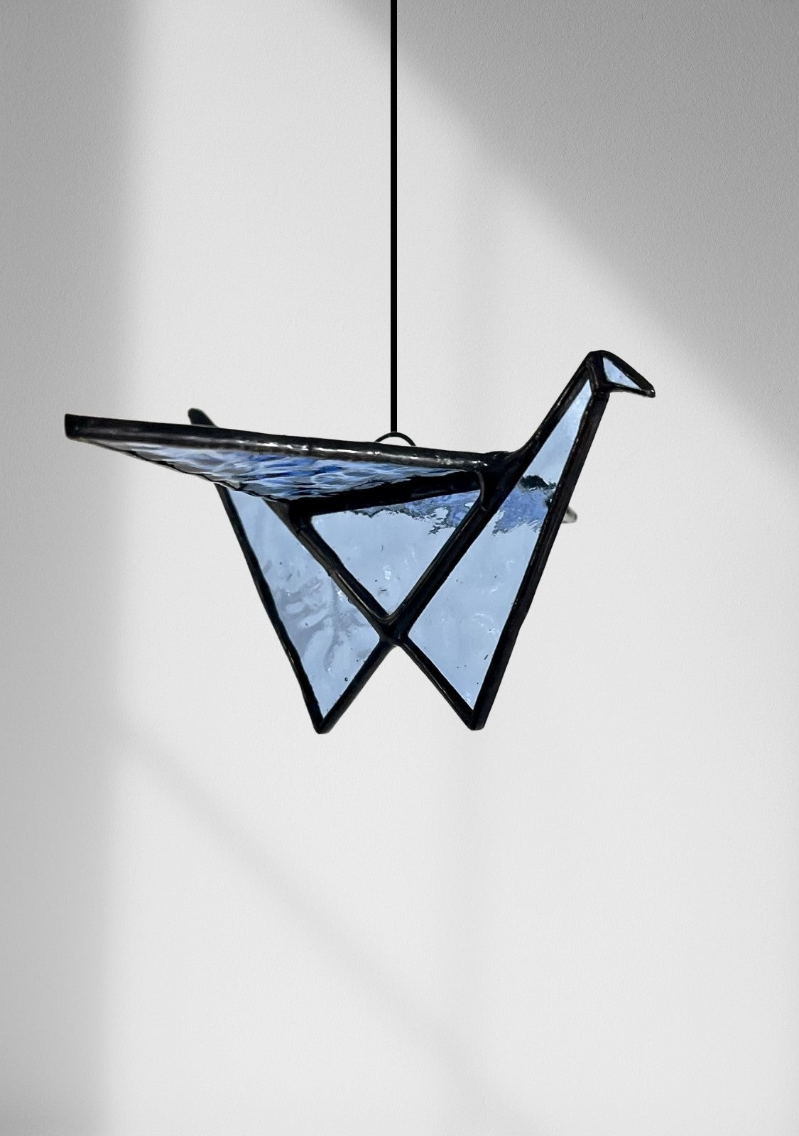 Stained Glass Origami Crane Mobile – Bird of Happiness - Samara Designs Studio