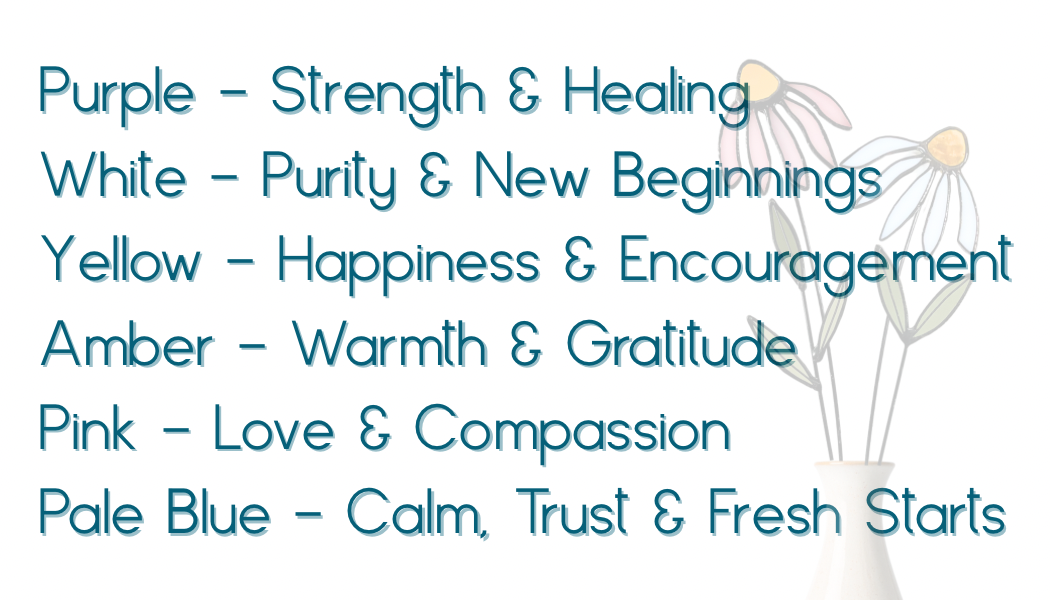 Stained Glass Wildflower Bouquet Set - Samara Designs Studio