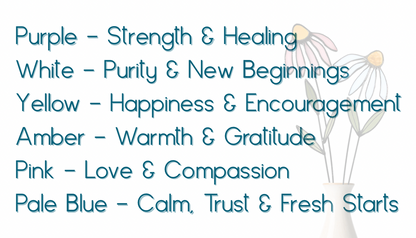 Stained Glass Wildflower Bouquet Set - Samara Designs Studio