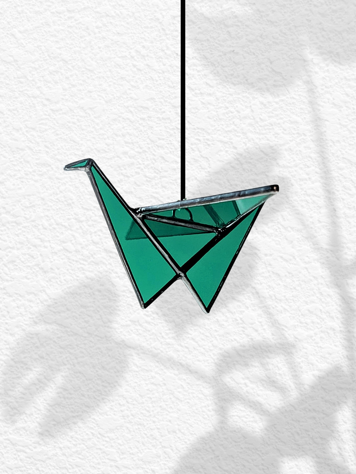 Stained Glass Origami Crane Mobile – Bird of Happiness - Samara Designs Studio