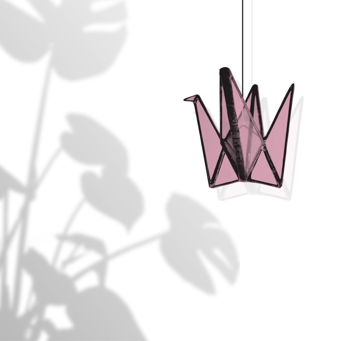 Stained Glass Origami Crane Suncatchers- Bird of Happiness - Samara Designs Studio