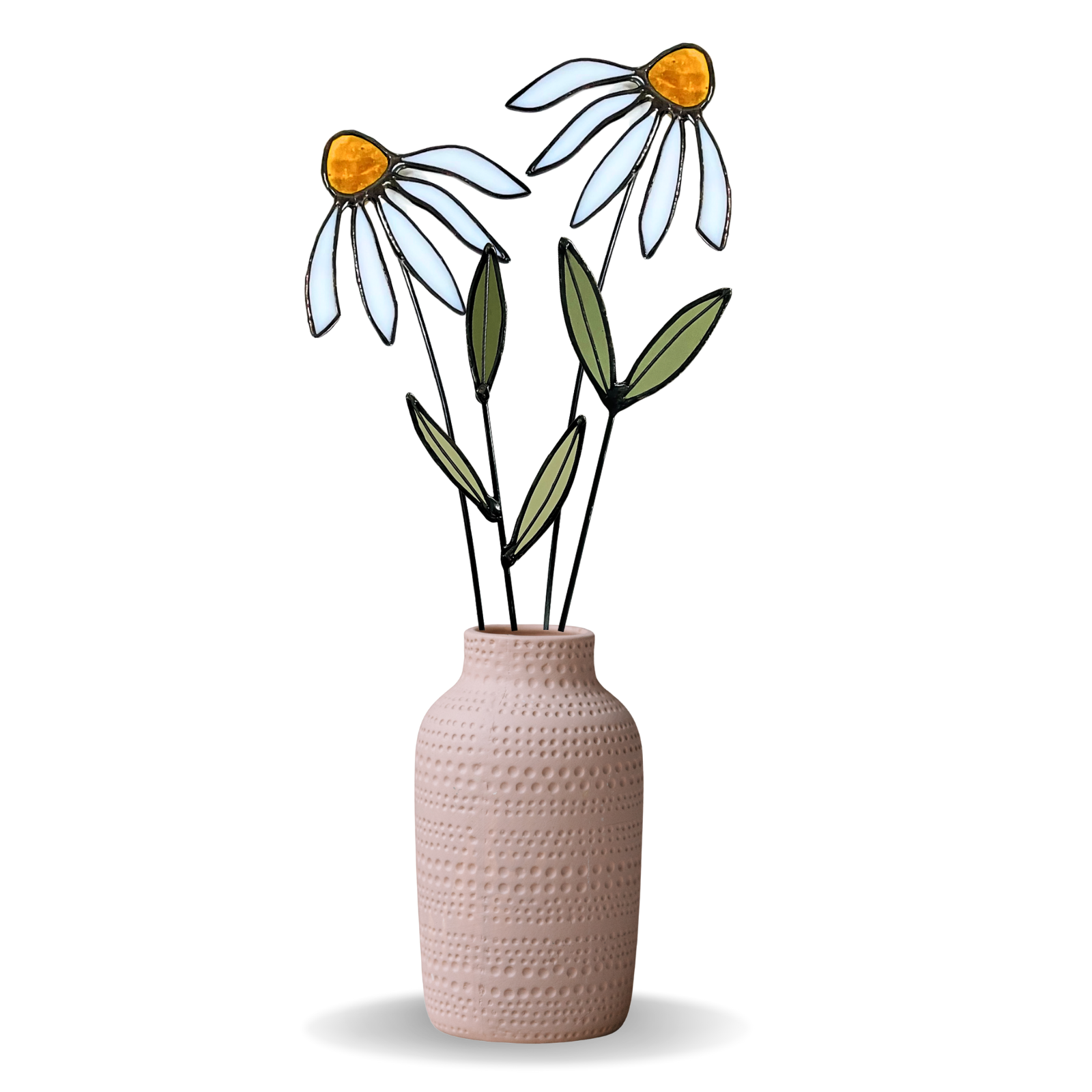 Stained Glass Coneflower Bouquet Set - Samara Designs Studio