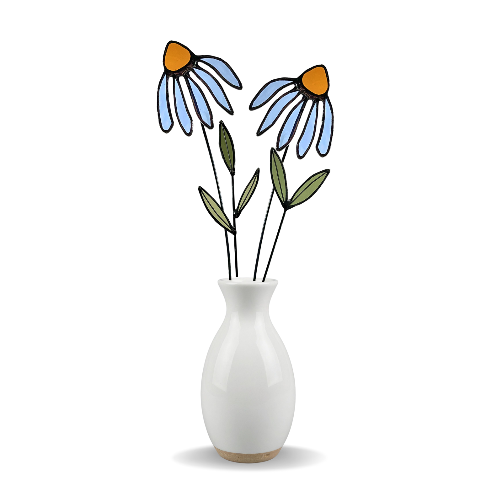 Stained Glass Coneflower Bouquet Set - Samara Designs Studio