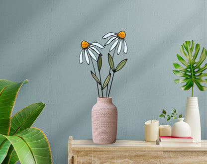 Stained Glass Coneflower Bouquet Set - Samara Designs Studio