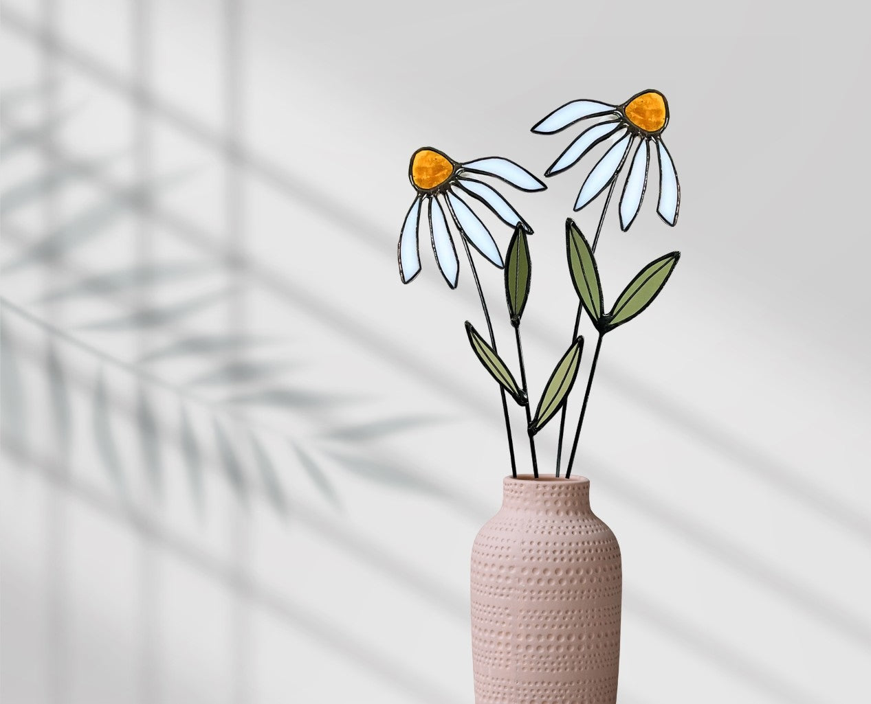 Stained Glass Coneflower Bouquet Set - Samara Designs Studio