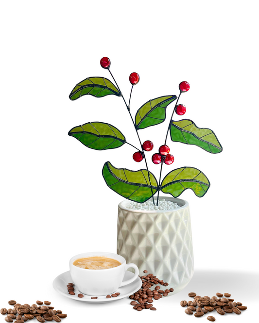 Stained Glass Coffee Plant