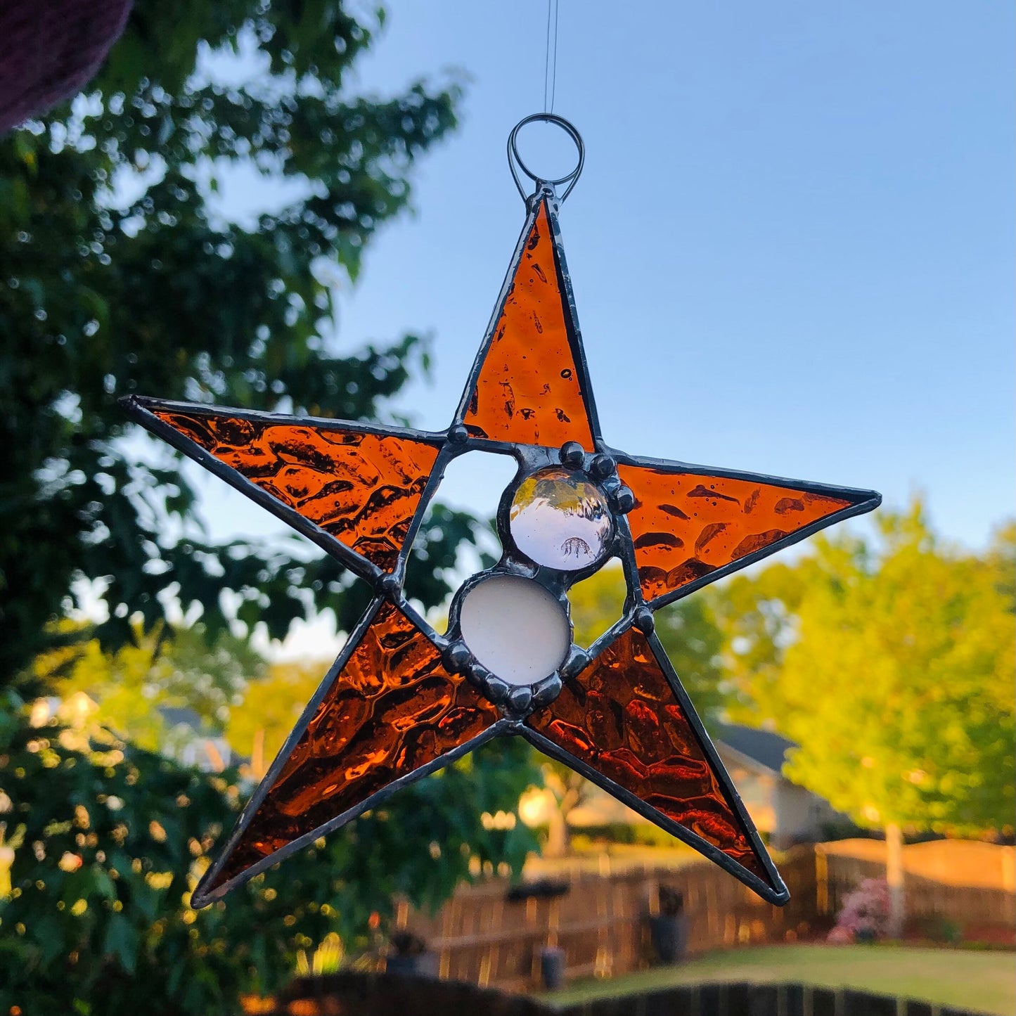Dark Amber Wishing Star
