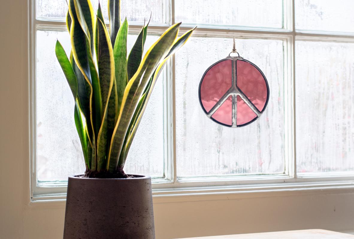 Peace Sign Suncatcher