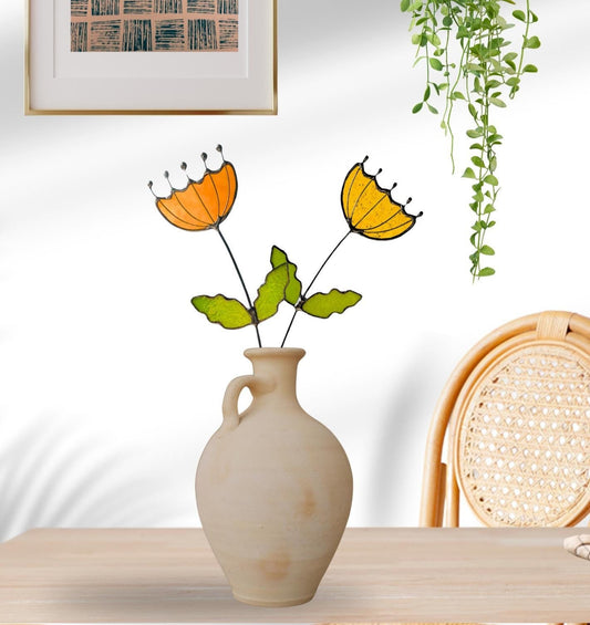 Queen Anne's Lace Glass Stem