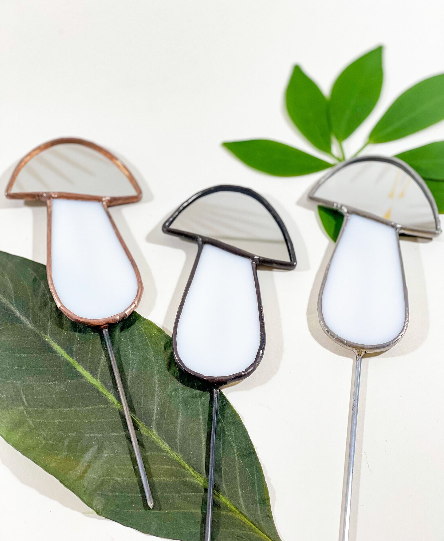 Mirror Mushroom Plant Stake