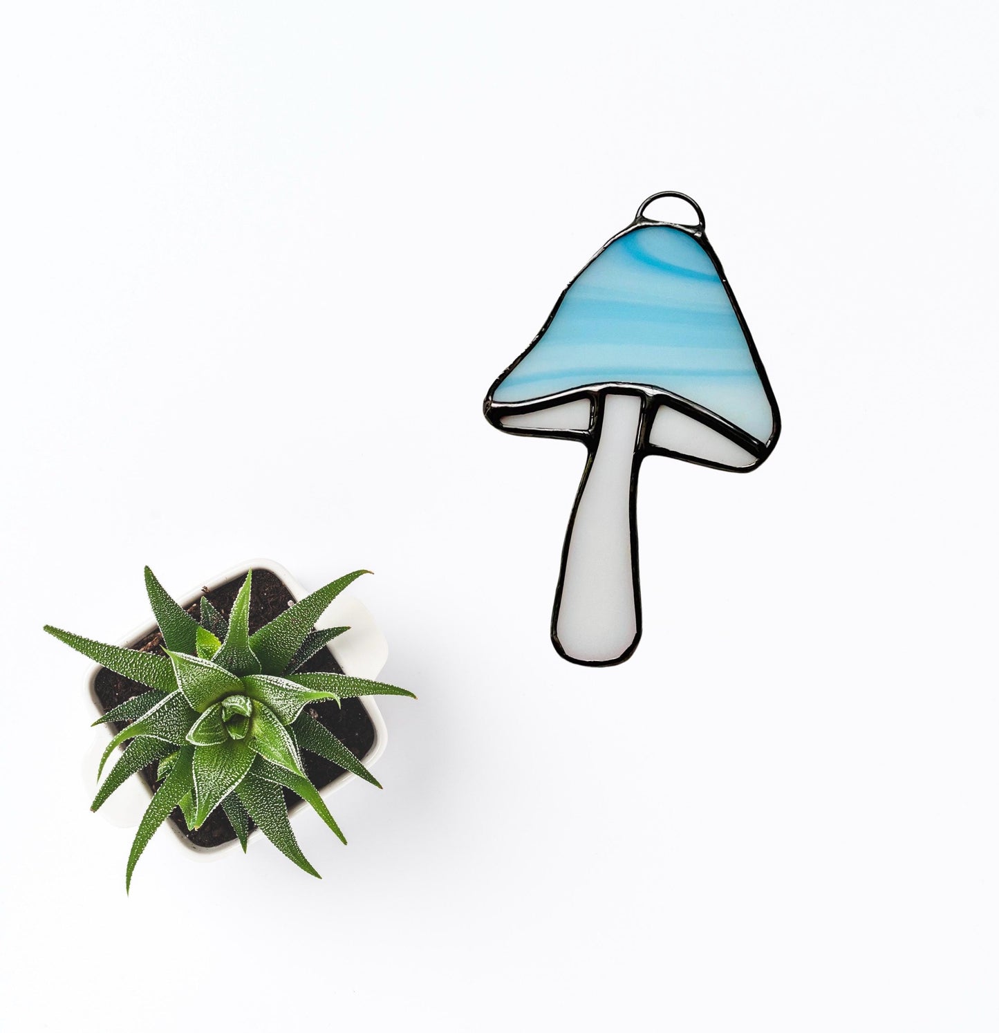 Stained Glass Mushroom Suncatchers