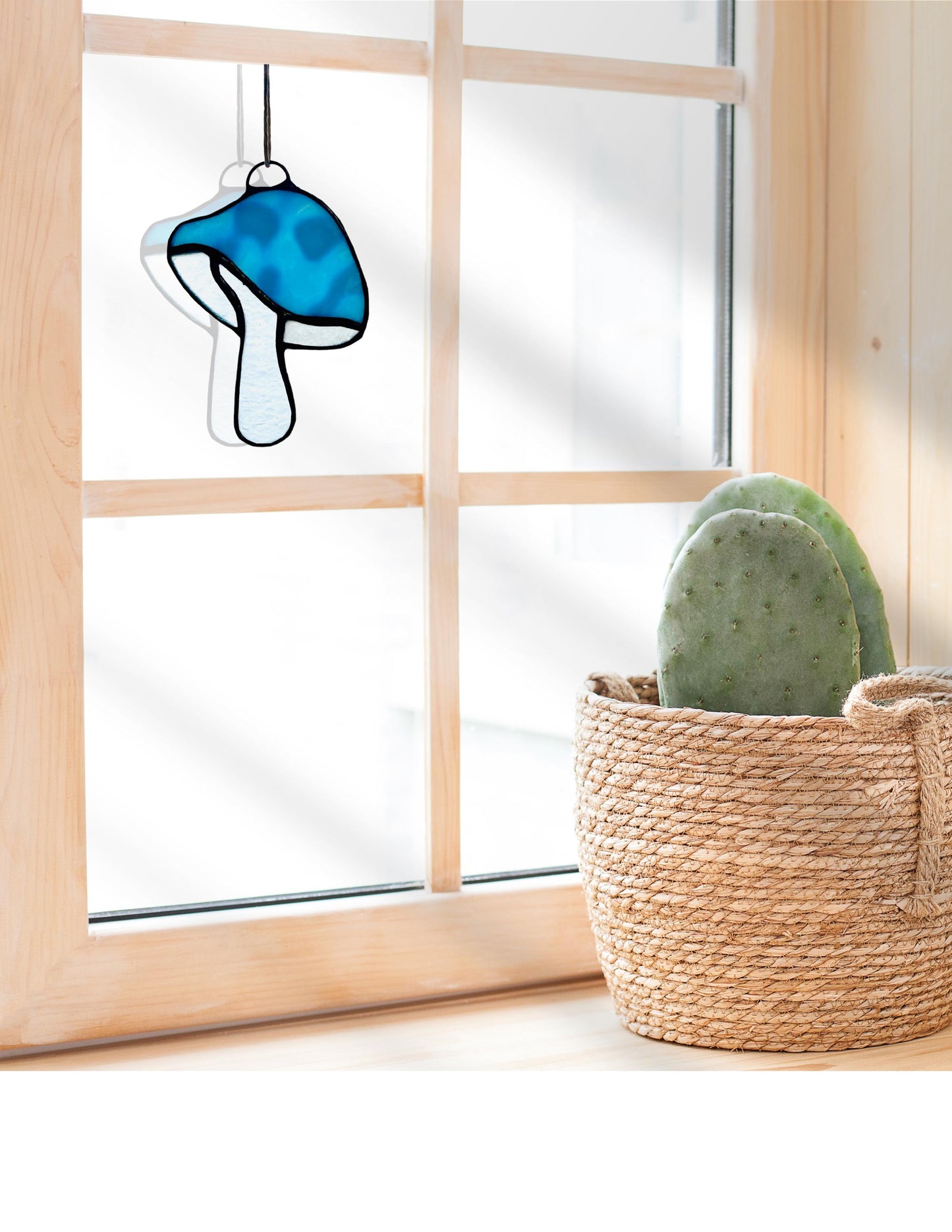 Stained Glass Mushroom Suncatchers