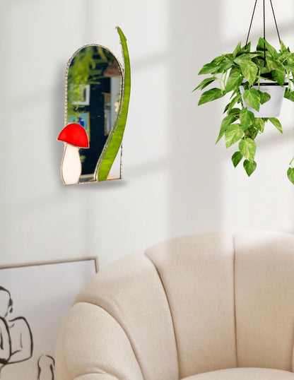 Small Mushroom Accent Mirror - Samara Designs Studio