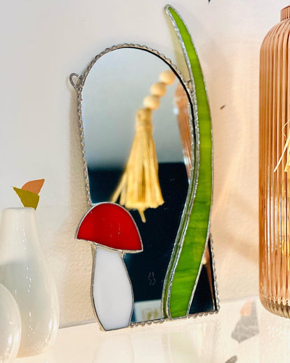 Small Mushroom Accent Mirror - Samara Designs Studio