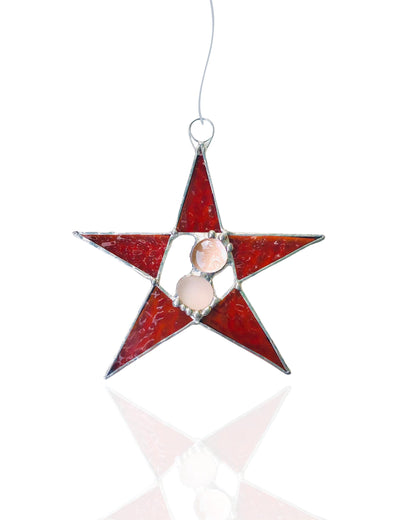 Dark Amber Wishing Star - Samara Designs Studio