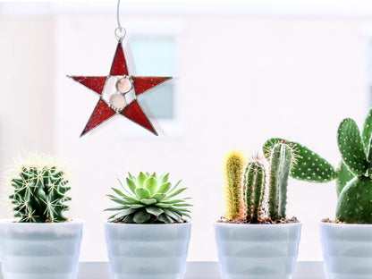 Dark Amber Wishing Star - Samara Designs Studio