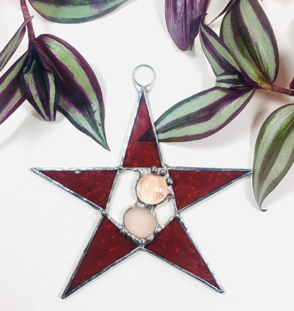 Dark Amber Wishing Star - Samara Designs Studio