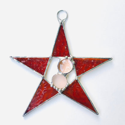 Dark Amber Wishing Star - Samara Designs Studio