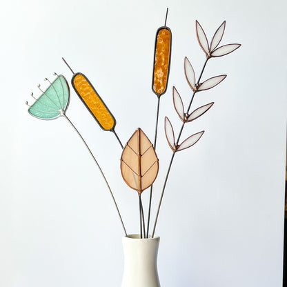 Stained Glass Floral Arrangement - Samara Designs Studio