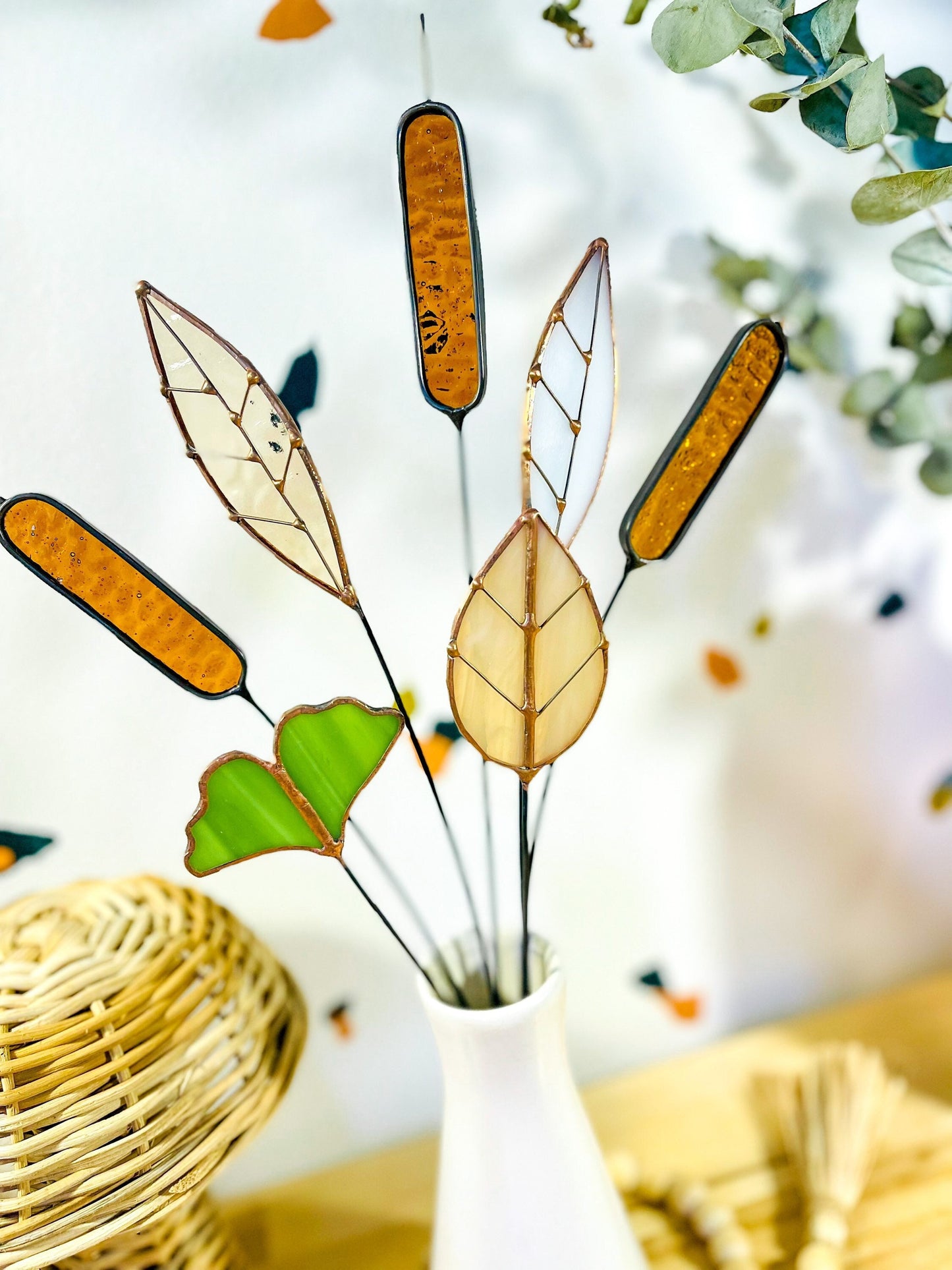 Stained Glass Floral Arrangement - Samara Designs Studio