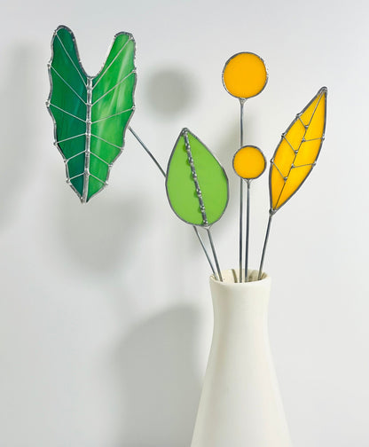 Stained Glass Floral Arrangement - Samara Designs Studio