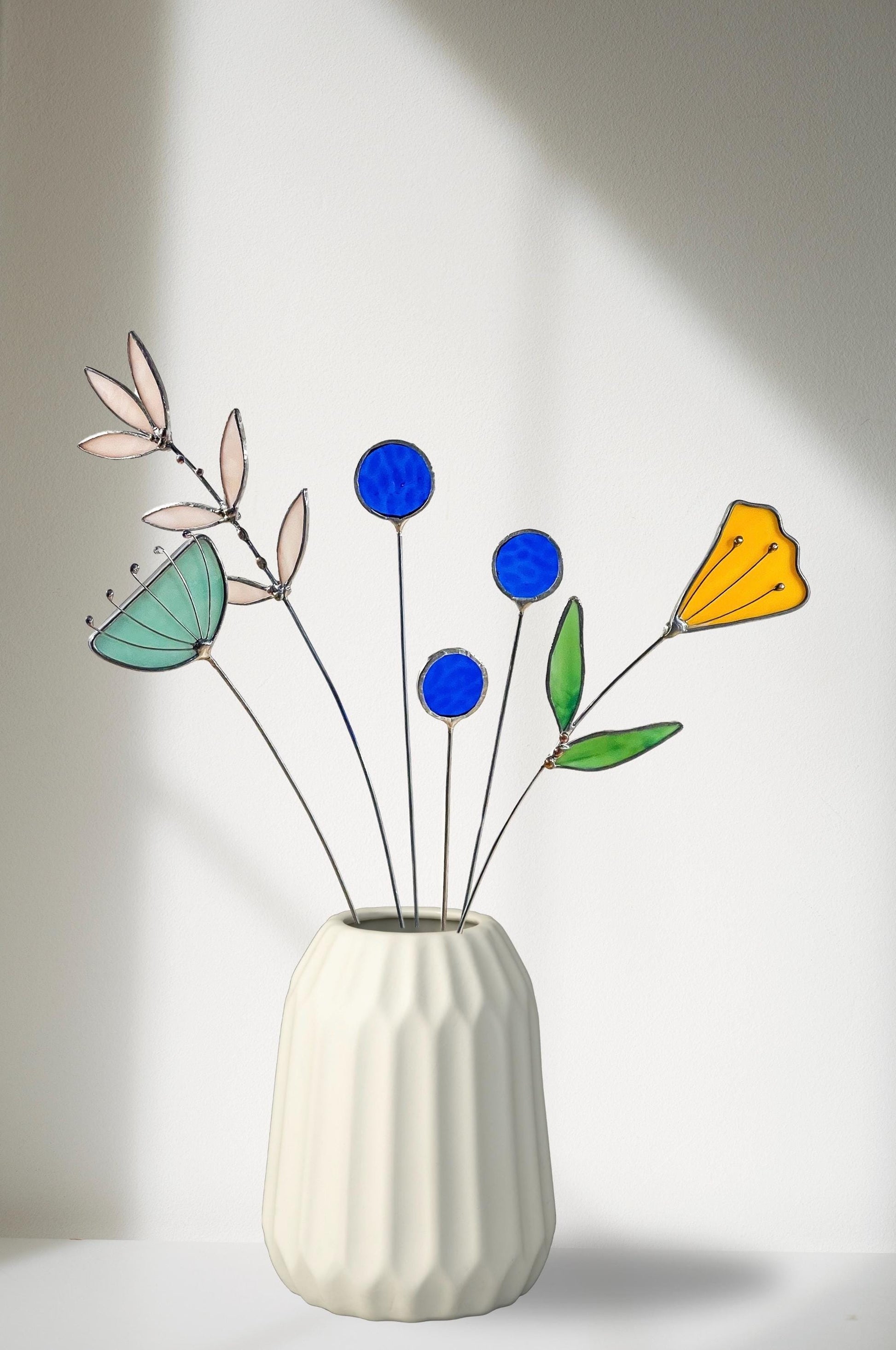 Stained Glass Flower Bouquet - Samara Designs Studio