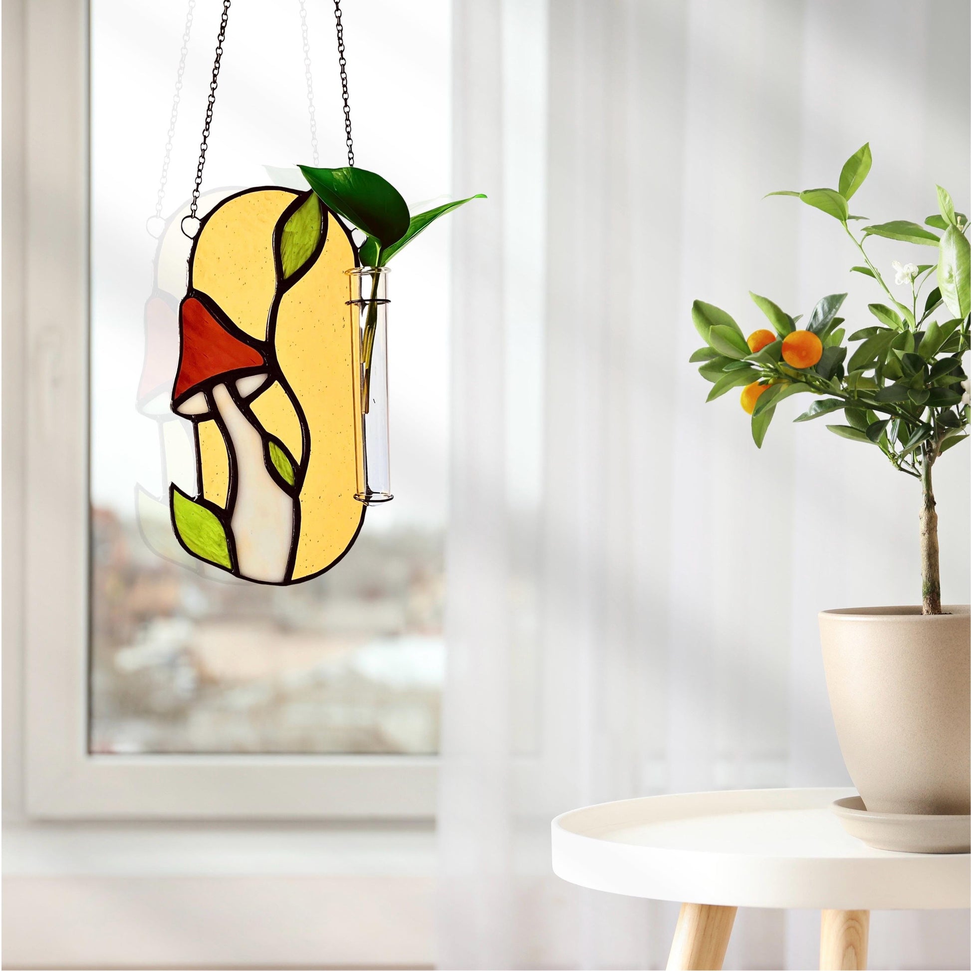 Stained Glass Mushroom Propagation Station - Samara Designs Studio