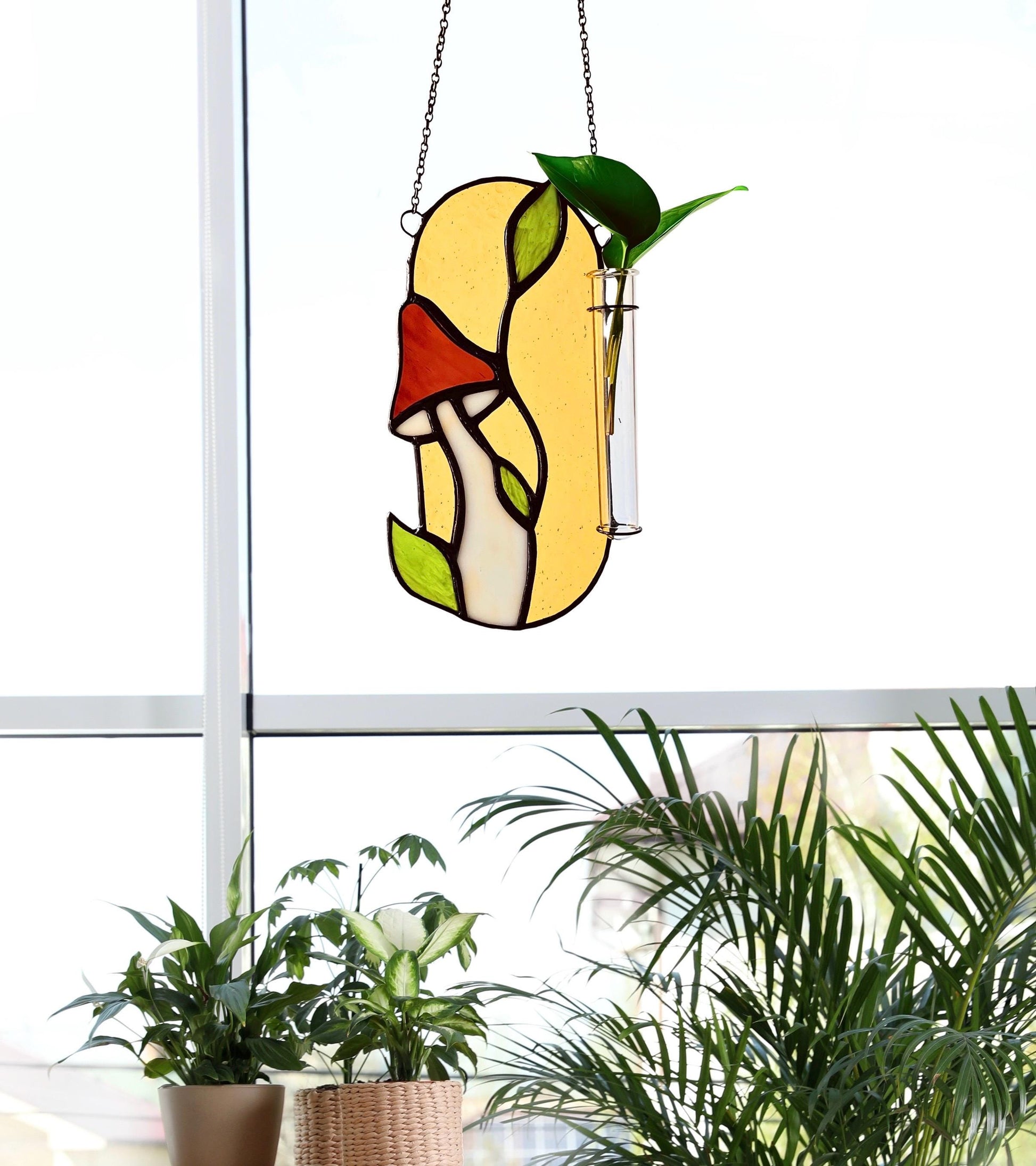 Stained Glass Mushroom Propagation Station - Samara Designs Studio