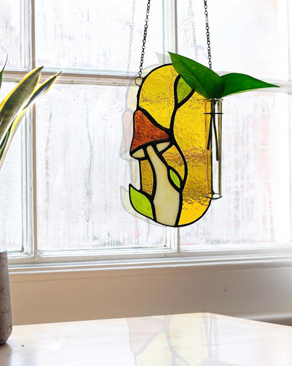 Stained Glass Mushroom Propagation Station - Samara Designs Studio