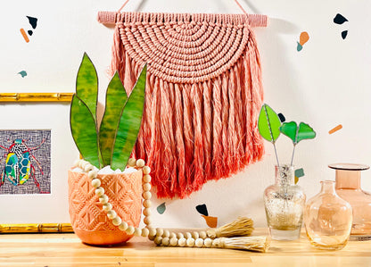 Stained Glass Snake Plant - Samara Designs Studio