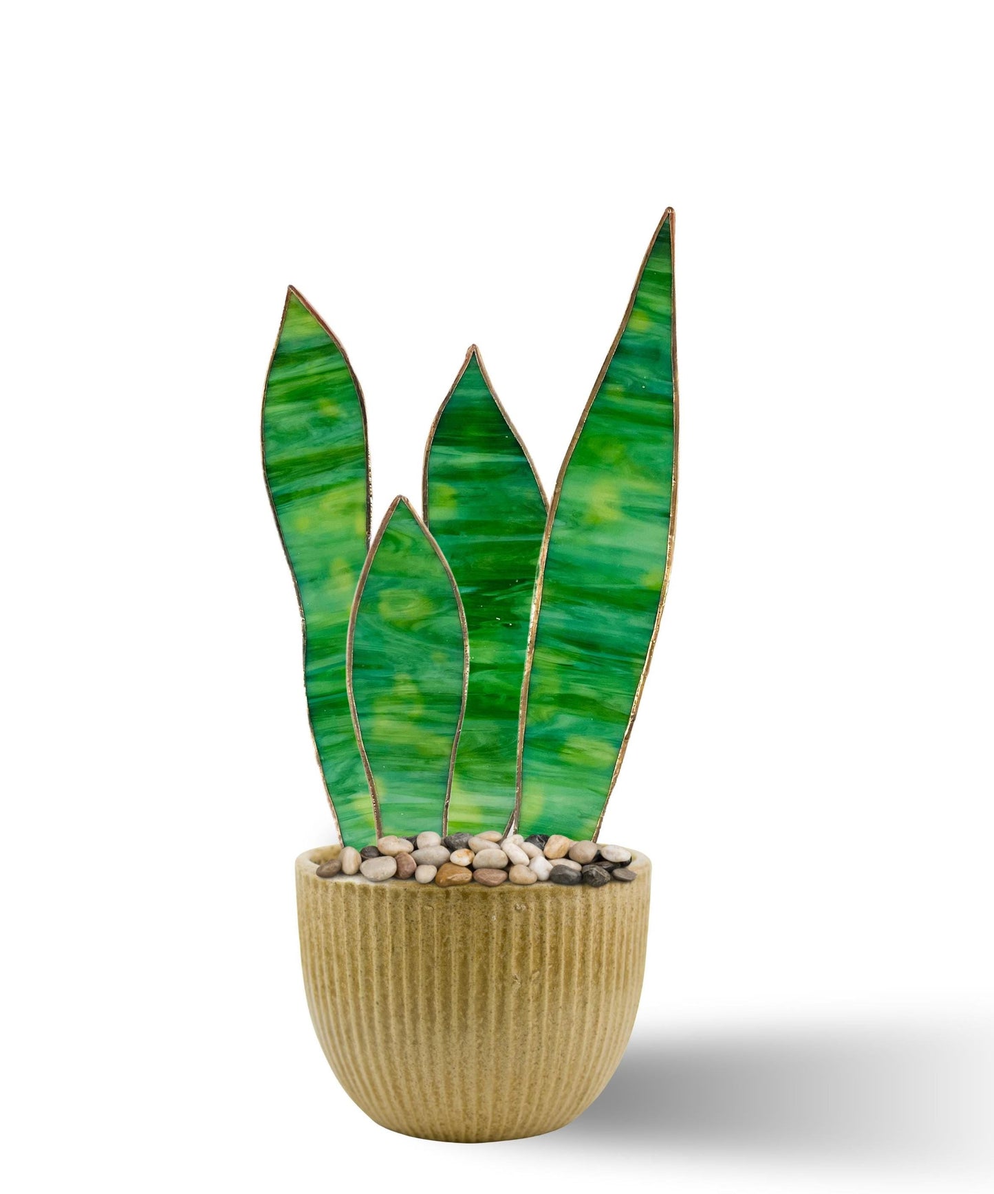 Stained Glass Snake Plant - Samara Designs Studio