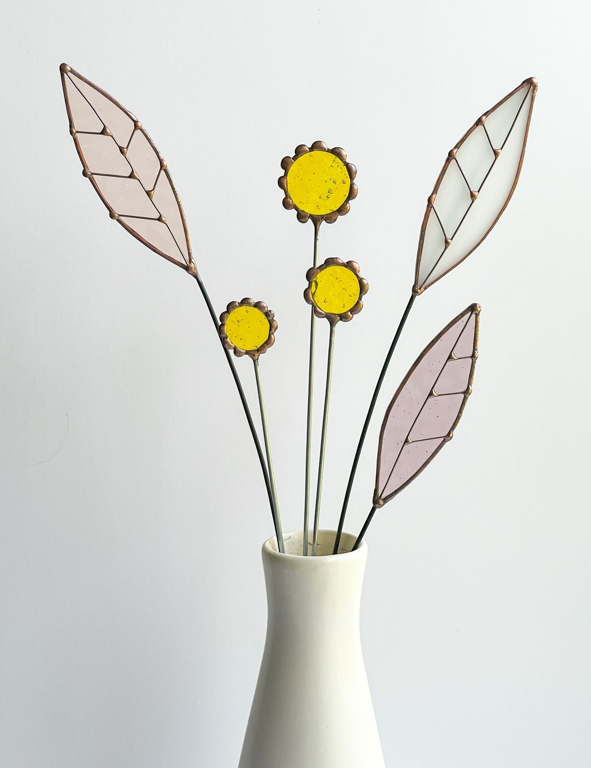 Stained Glass Floral Arrangement - Samara Designs Studio