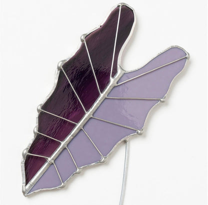 Glass Alocasia Leaf Stem - Samara Designs Studio