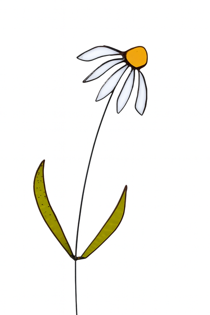 🌼 Handmade Stained Glass Coneflowers – Unique Gift for Nature Lovers - Samara Designs Studio