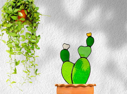 Glass Prickly Pear Cactus - Samara Designs Studio