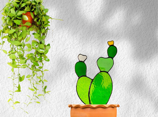 Glass Prickly Pear Cactus - Samara Designs Studio