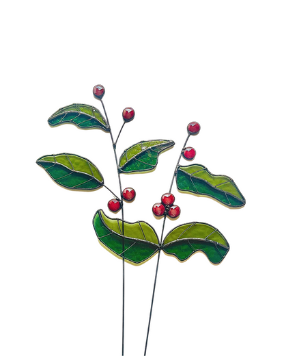 Stained Glass Coffee Plant - Samara Designs Studio