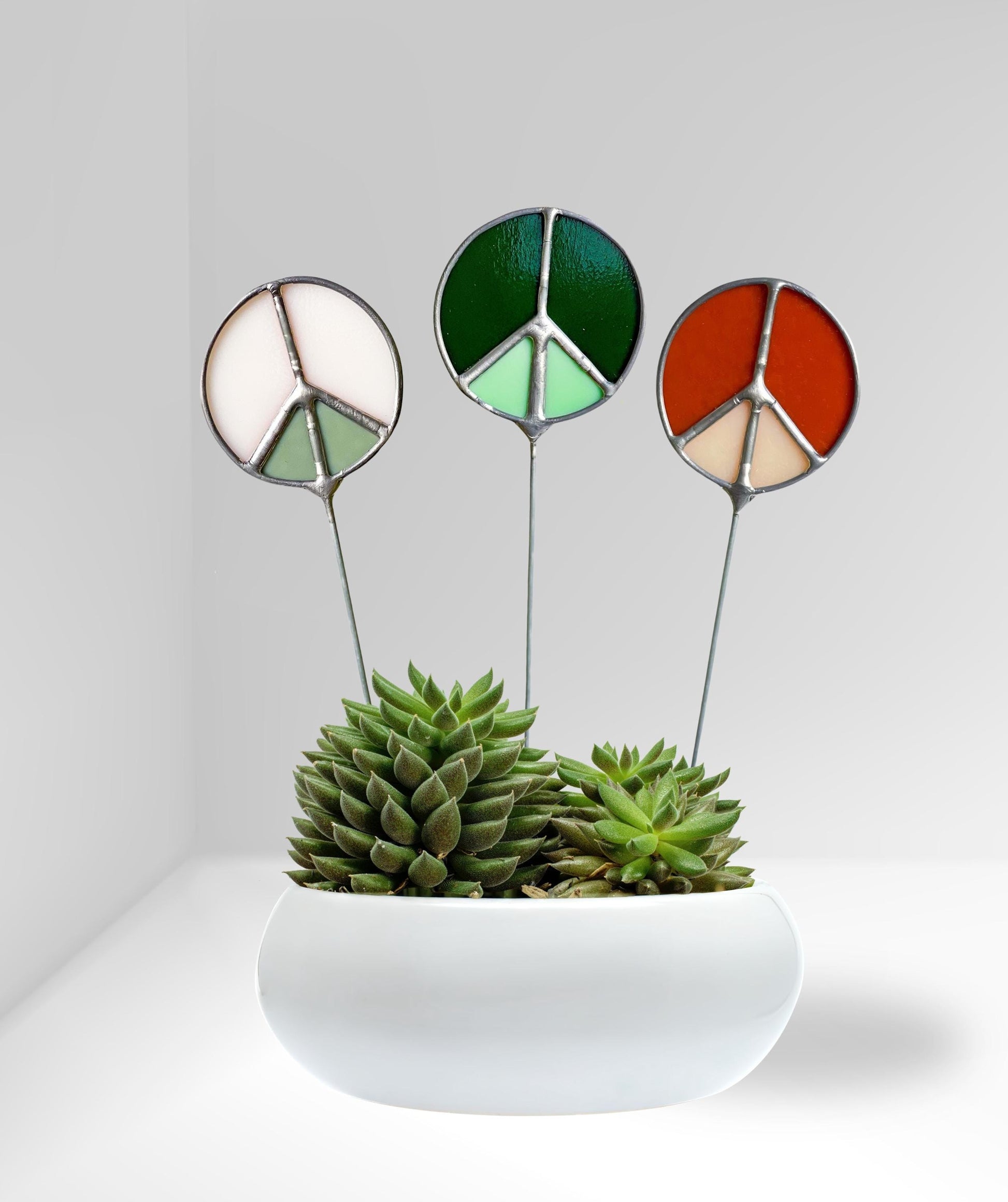 Peace Sign Plant Stake - Samara Designs Studio